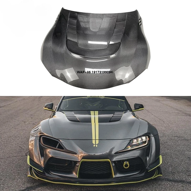 

Supra GR Car Hood VRS Style for Supra GR MK5 A90 A91 Carbon Fiber Engine Hood Cover Auto Accessories