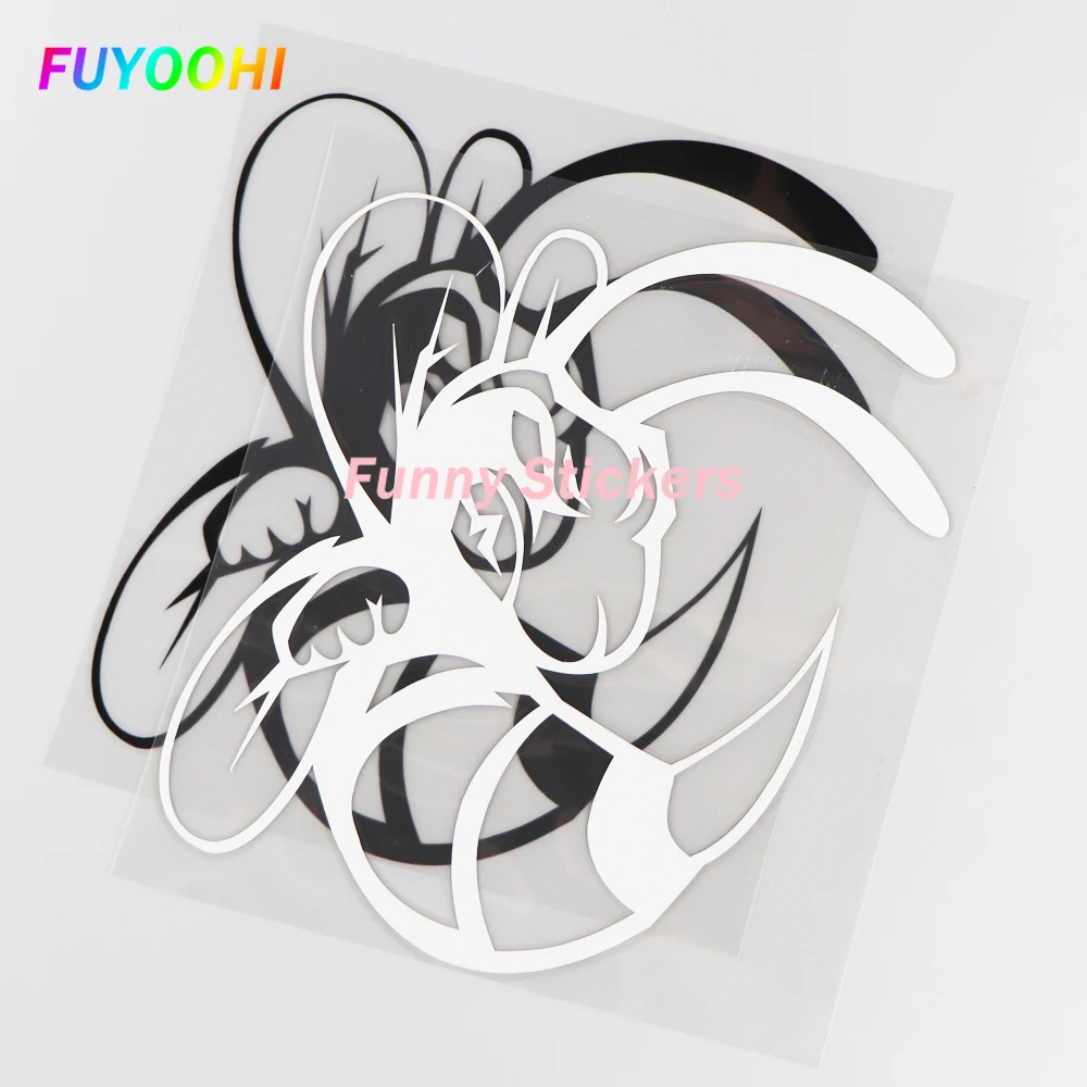 

FUYOOHI Exterior/Protection Funny Stickers Personality Cartoon Animals Hornet Pattern Fashion Vinyl Handsome Decal Car Stickers