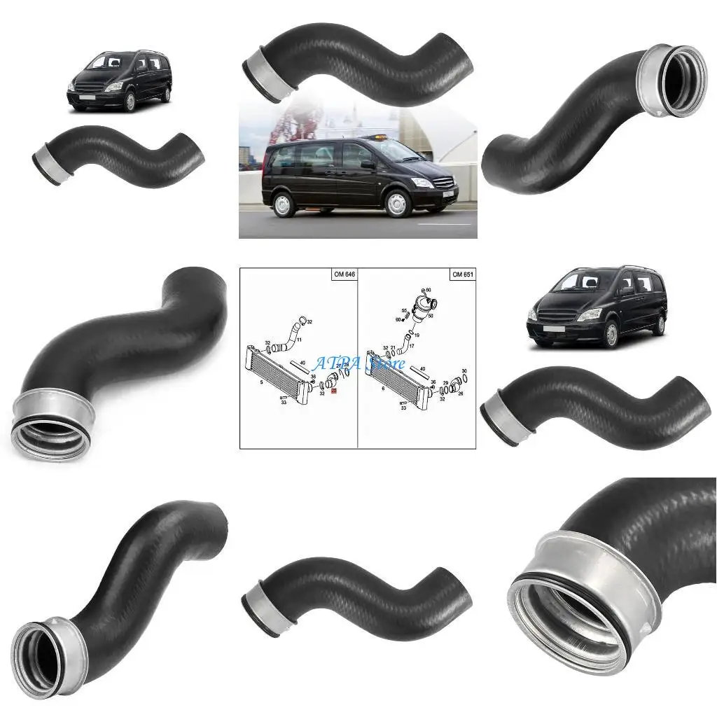 

Замена шлангов турбокомпрессора U13C A6395280982 6395280982 для W639