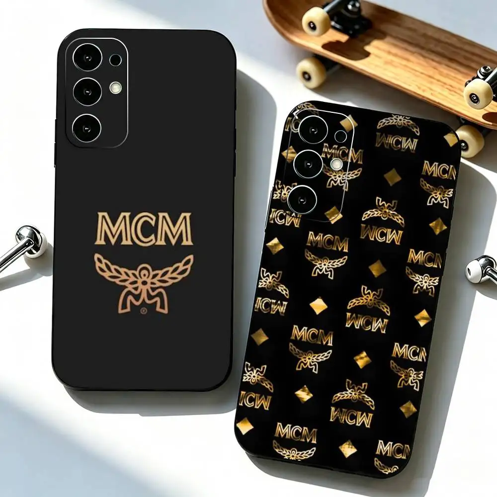 C-Cool Mode Creation Munich  Phone Case Black Silicone Soft For Samsung S25,S24,S21,S22,S23,S30,Ultra,S20,Plus,Fe,Lite