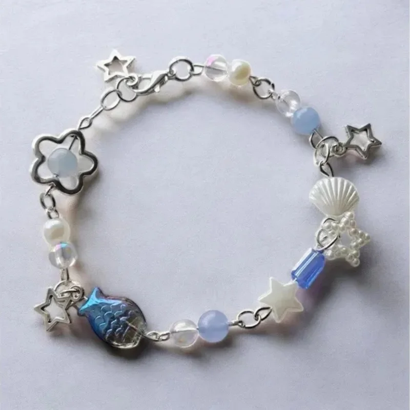 Y2K Wave Earth Inspired Bracelet Cute bracelet. Fashion. Aesthetics. Friendship. Give it to the one she or he loves most