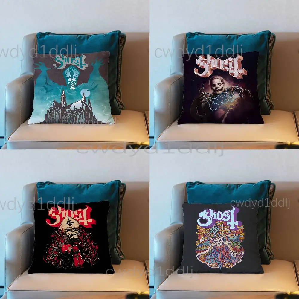 

Ghost Heavy Metal Band Pillowcases Cute Funny Pillow Case For Wedding Party Home Decor Comfy Pillow Cover