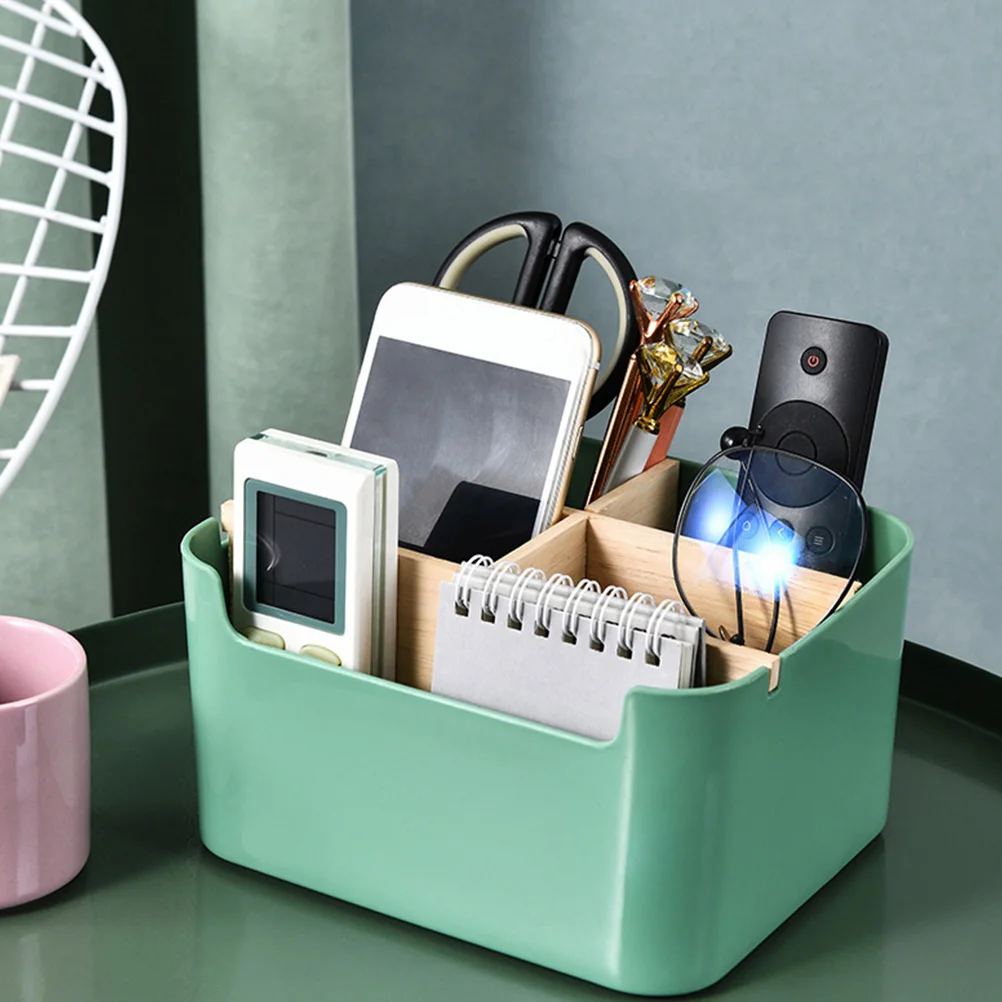

Box Home Organizer Multi-Grid Desktop Organizer For Cosmetics Stationery Home Supplies Table Storage Case
