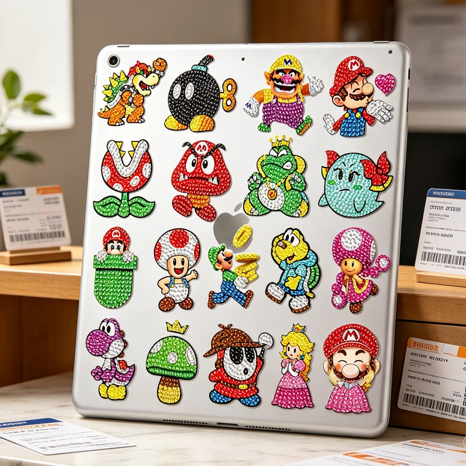 

New Arrival Magic School Boy Red Hat Plumber DIY 5D Diamond Painting Stickers, Cartoon Series Creative Handmade Gifts for Kids
