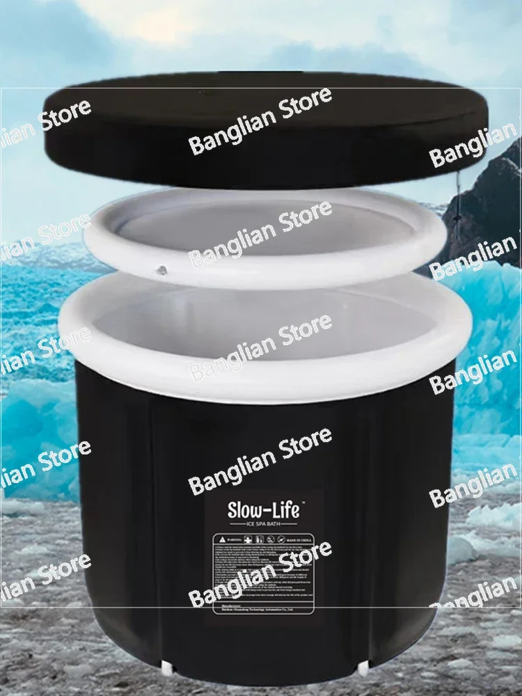 Inflatable Folding Ice Bath Bucket for Adults to Take a Shower and Soak in a Household Bathtub, Custom