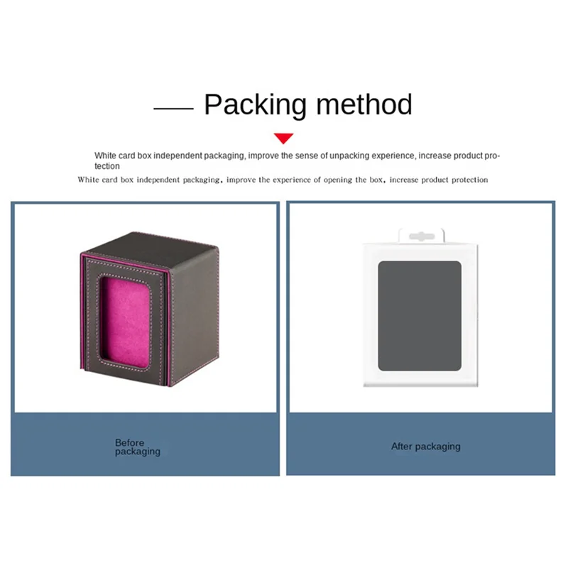 กล่องใส่การ์ดซื้อขายระดับพรีเมียม ABGN เพื่อปกป้องกล่องดาดฟ้าซื้อขายการ์ดเหมาะสําหรับกล่องใส่การ์ดหนังดาดฟ้า