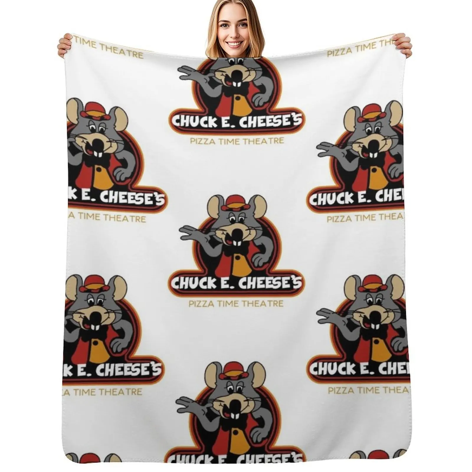 Chuck E. Cheese_s Throw Blanket Air Conditioner Soft Blanket for Office Home