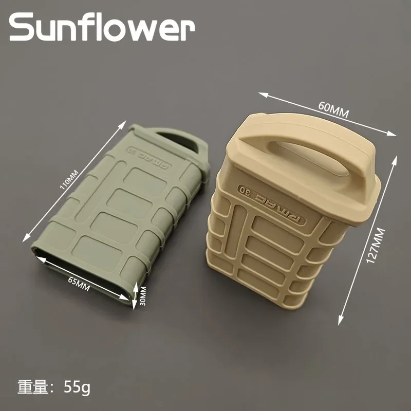 2pc Tactical M4 M16 Magazine Rubber Holster 5.56 Mag Bag Sleeve Rubber Slip Cover Gun Airsoft Cartridge Hunting Accessories