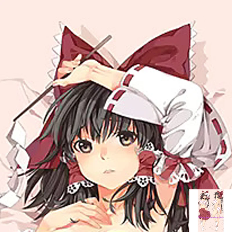 

Dakimakura Anime Pillow Cover Hakurei Reimu Double Sided Print Life-size Body Decoration