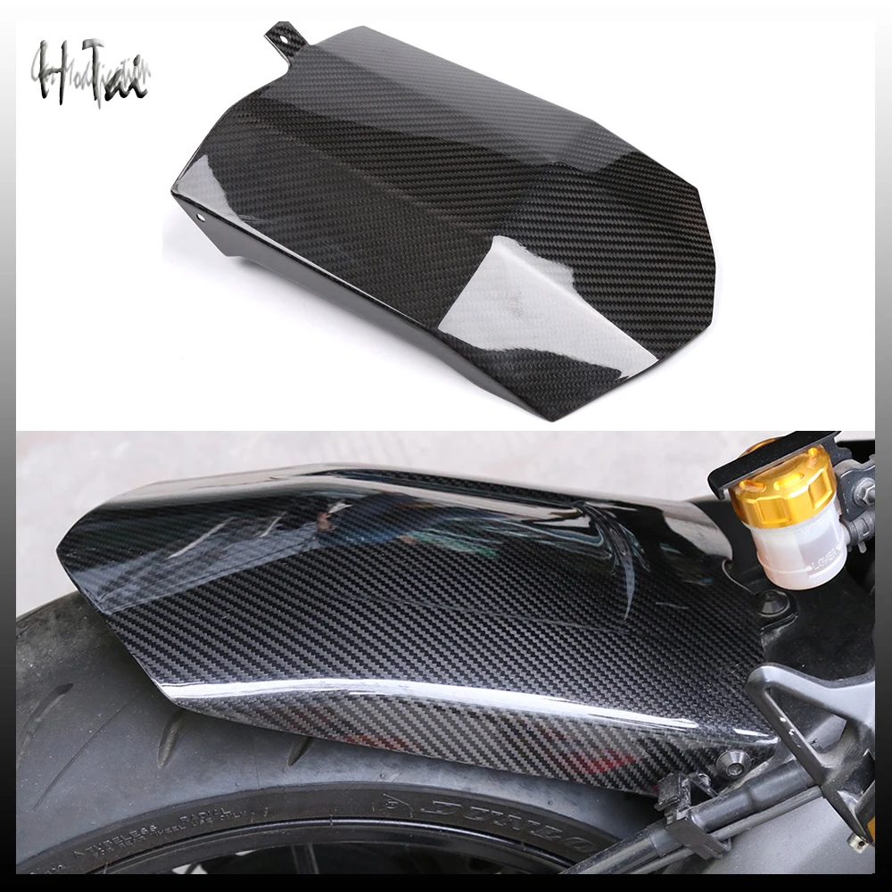 

Real Carbon Fiber Rear Tire Fender Dust Splash Hugger Mudguard Extender Fairing for Yamaha MT09 FZ09 2014-2020 Motorcycle Parts