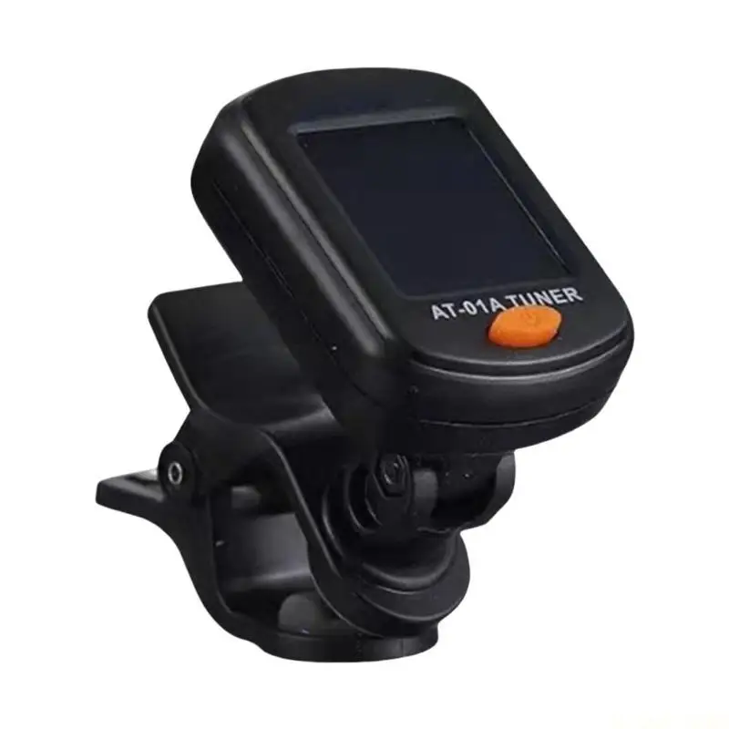 M5TC Rotating Digital Electronic Tuner Acoustic Guitar Bass Violin Ukulele Tuner
