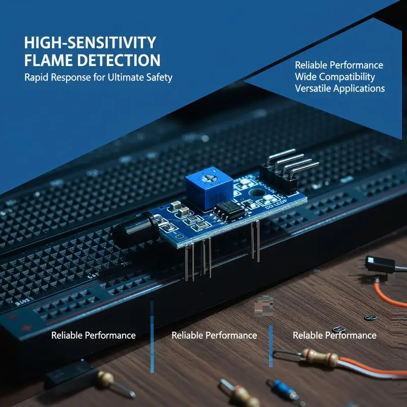 IR Infrared 3/4 PIN Flame Detection Sensor Module IR Flame Sensor Module Detector Smartsense Obstacle Avoidance Sensor Module
