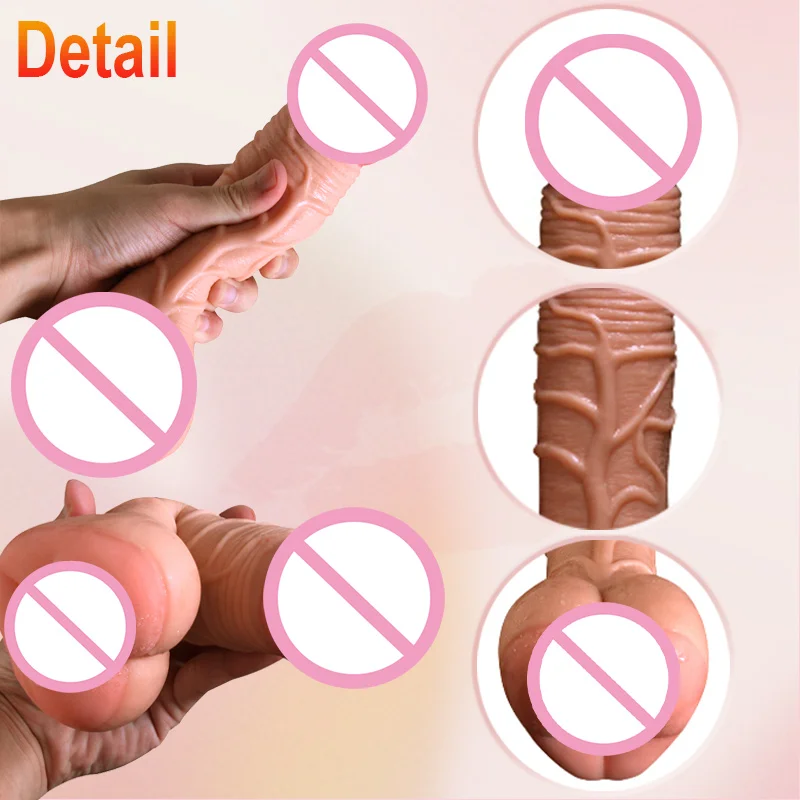 

Realistic Dildos for Women and Man Dildo Anal Vaginal Stimulation Strap on Big Penis Sex Toys Silicone Cock Ring Big Ass B12