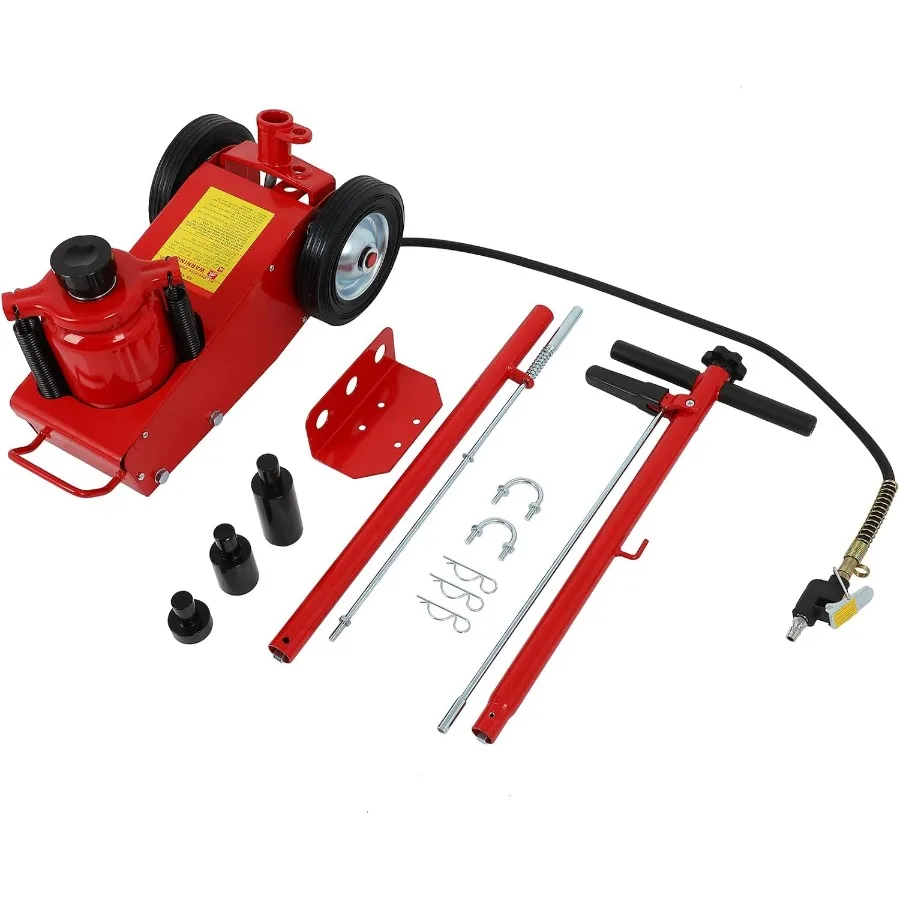 Hydraulic Floor Jack 35 Ton Quick Lift Air-Operated Axle Bottle Jack