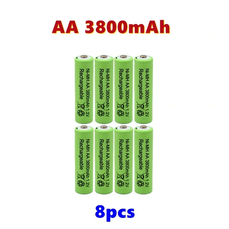 Akumulator AA+ AAA 1,2 V, 3800 mAh / 3000 mAh, Nimh, pour jouets, horloges itp., opakowanie à vendor