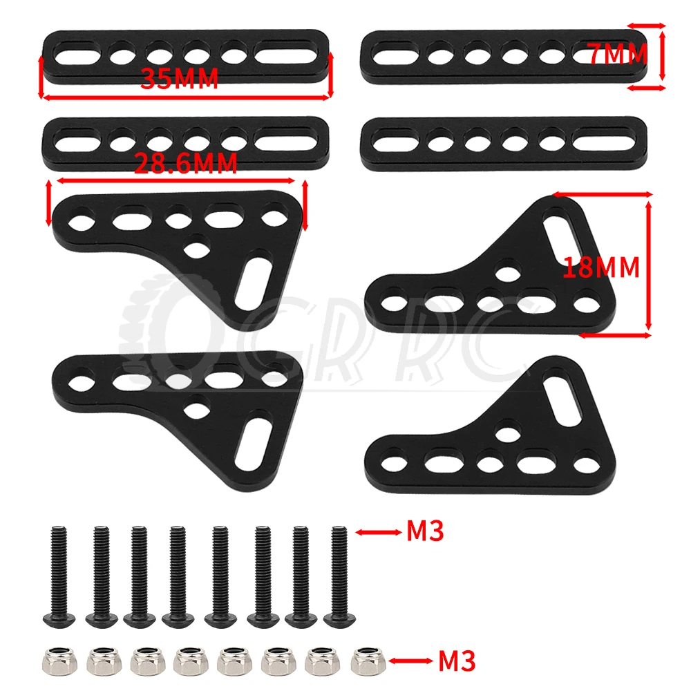 1 zestaw metalowych podwójnych amortyzatorów wspornika amortyzatora stojak do montażu do osiowego SCX10 TRX4 TRX6 D90 90046 90047 1/8 1/10 zdalnie