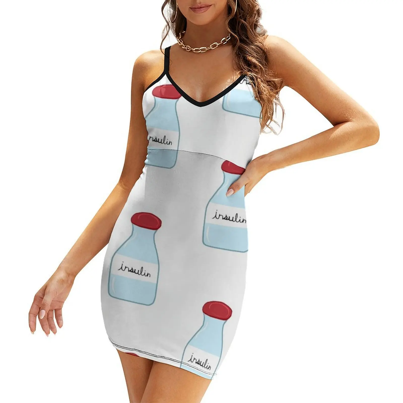 

Insulin Sling Dress summer dress women 2025 clothes for woman birthday dress women's luxury party