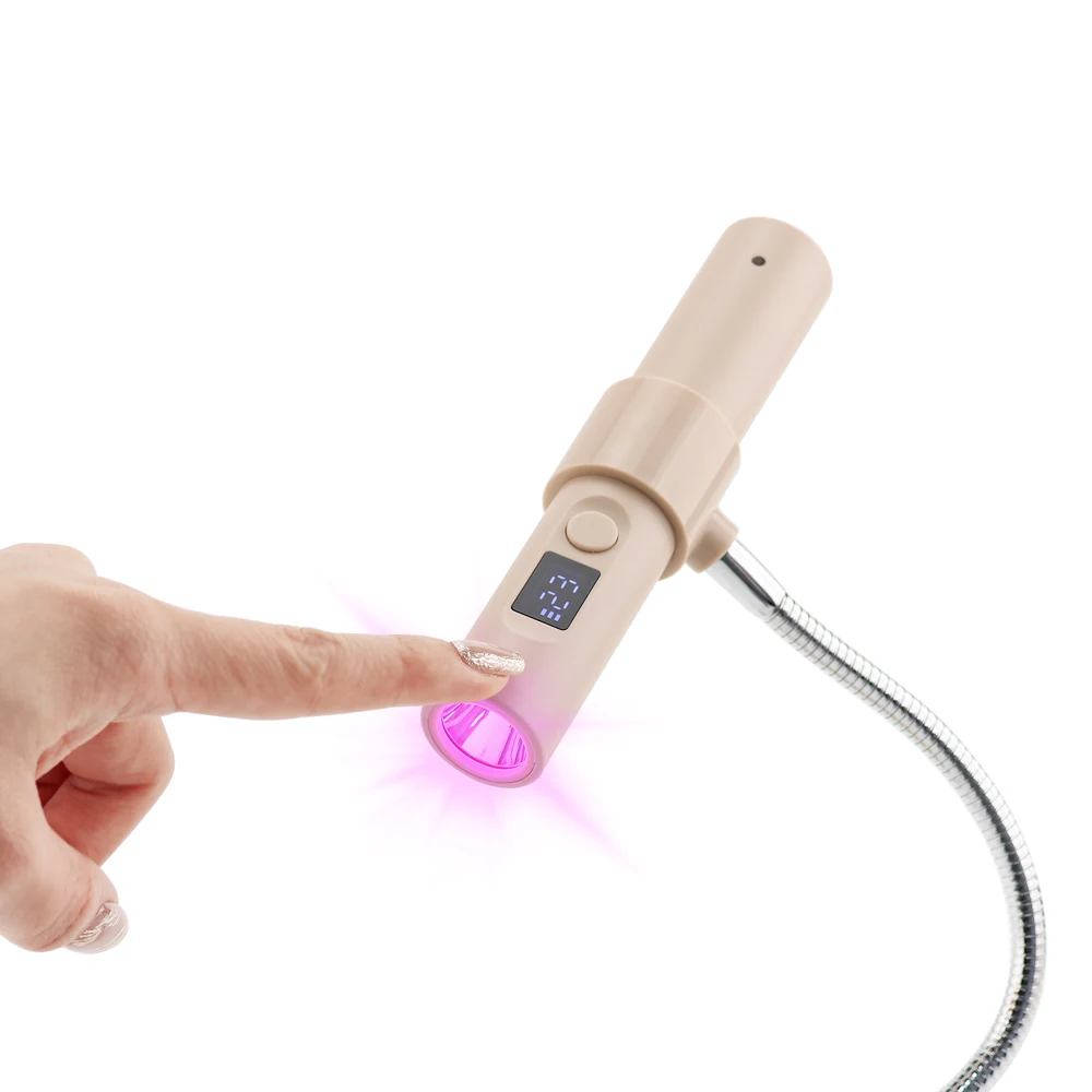 Tragbare Mini-UV-LED-Nagellampe, USB, professioneller Nageltrockner, Mini-Taschenlampenstift zum Aushärten aller Gele, Nageltrockner, Maniküre-Werkzeug