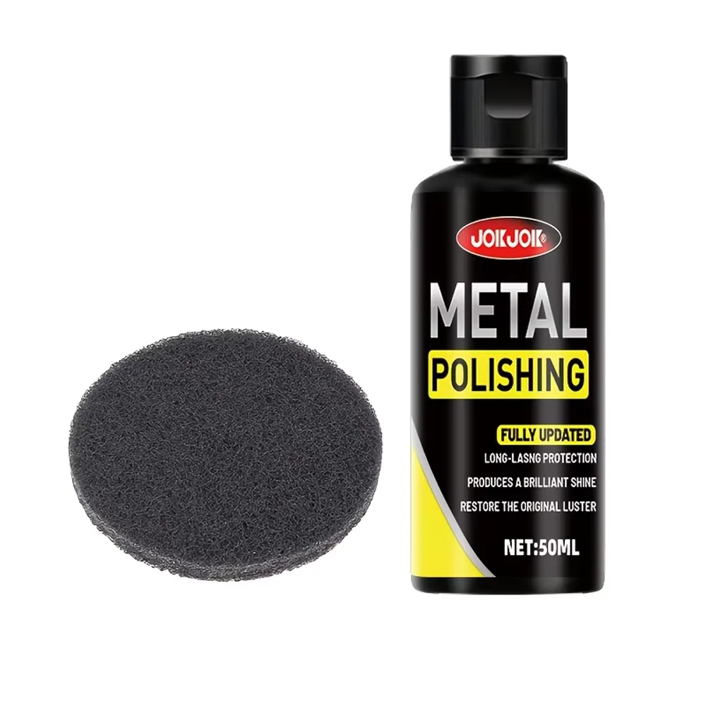 Spray de polimento de metal JOKJOK 50ml - Restaurador cromado de carros e motocicletas sem arranhões para exaustores e peças