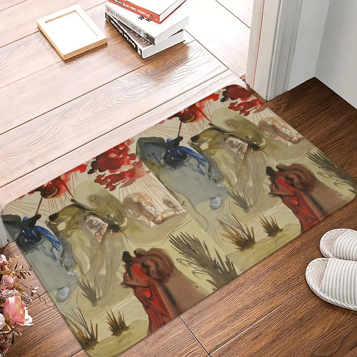 1904-1989 Spain,salvador Dali Original Paintings Anti-slip Doormat Floor Mat Carpet Rug for Kitchen Home Bathroom Footpad Mats