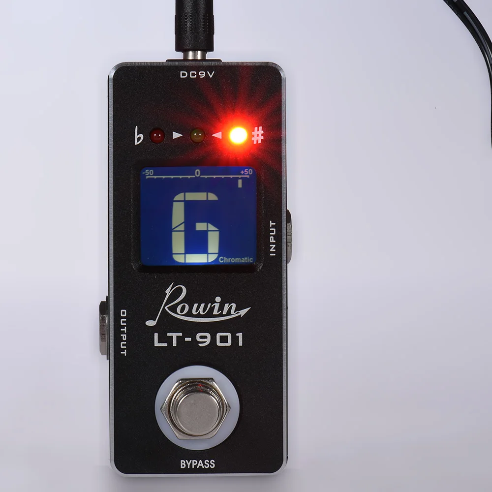 Guitar Tuner  Chromatic Guitar Tuner Pedal Effect True Bypass LCD Display Pedal Effect Pedal Tuner guitar effects