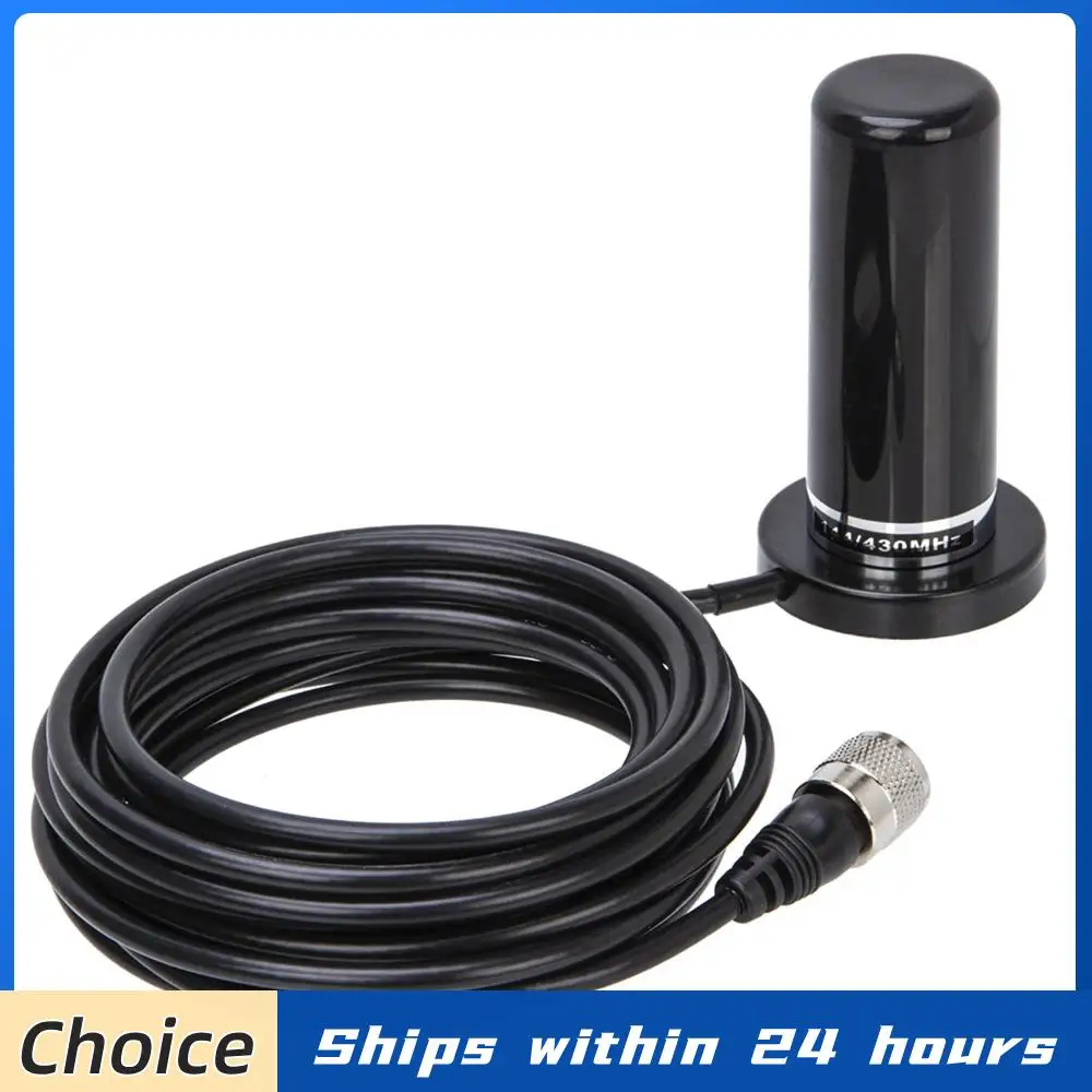 Antena de Rádio Automotivo Dual Band VHF UHF com Conector PL259 e Cabo de Extensão para Transceptor de Rádio Amador Veicular