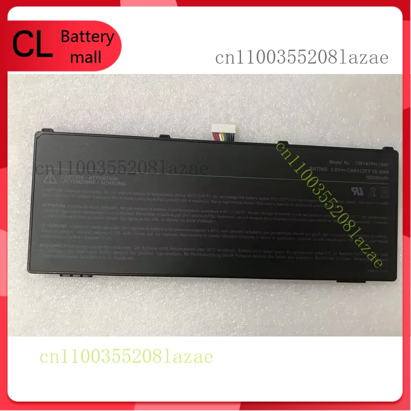 

3581A7PH-1S4P Новый оригинальный аккумулятор 18000 мАч 3,8 В для диагностического сканирования Autel