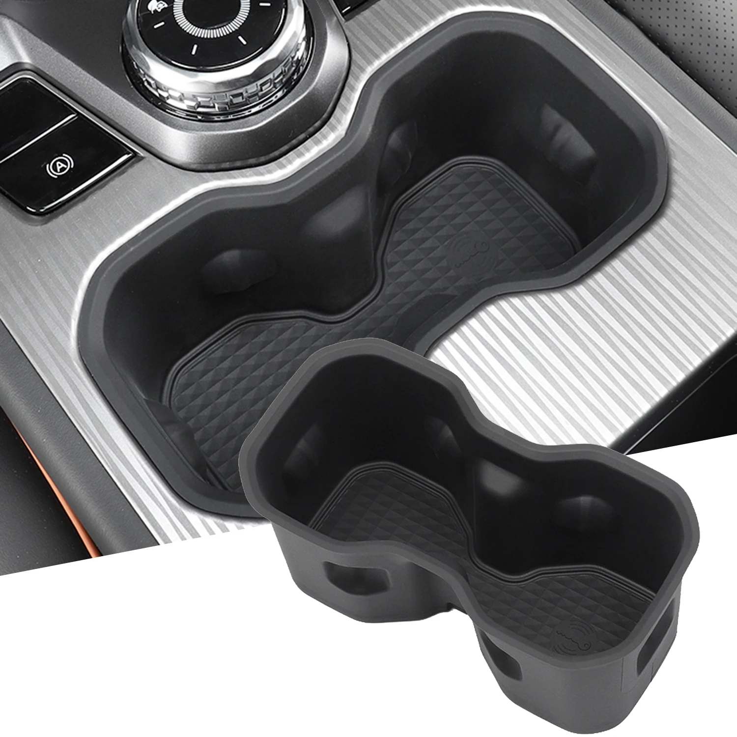 لشيري Jetour T1 2024 2025 اكسسوارات السيارات حامل الكأس بطانة إدراج حصيرة بطانة حماية من السيليكون 1 قطعة