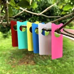 100Pcs Plant Hanging Label Tag Waterproof Plastic Seed Name Card Marker Sign Board Multifunction Garden Insert Accessories