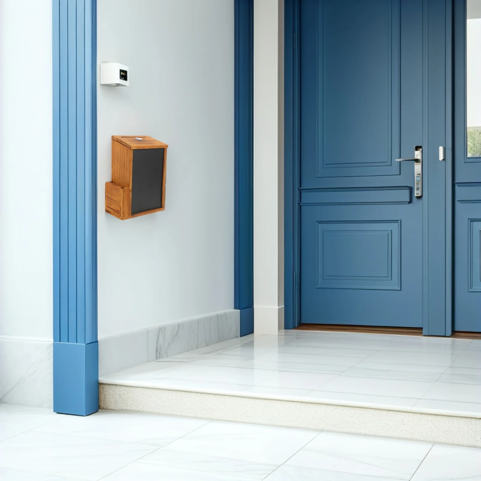 

Wall Mounted Donation Solid Wood Locking Message Deposit Box For Churches Offices Indoor Wooden Charity Collection Box