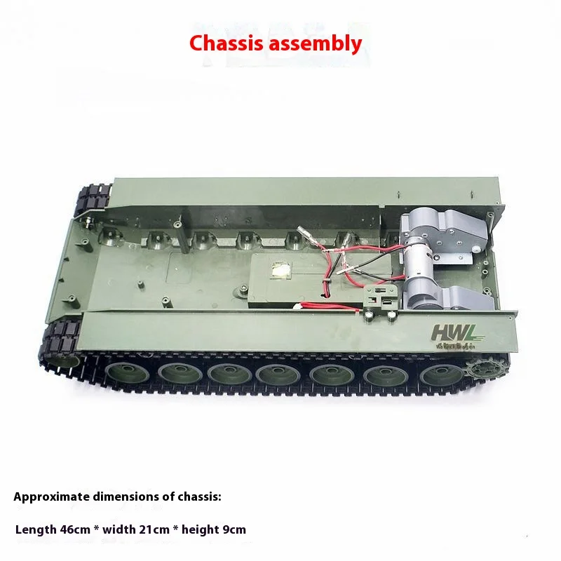 Henglong-accesorios para tanque de coche, chasis de plástico Leopard 2A6, superficie de coche, superficie de torreta, parte inferior, tubo de cañón telescópico, 3889