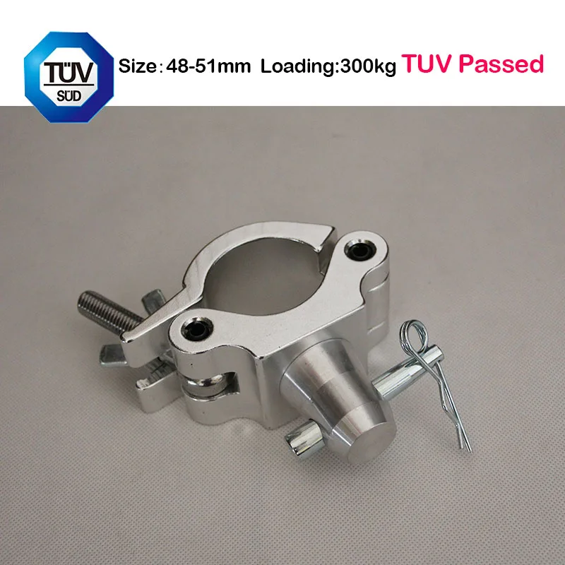 

10PCS Coupler Clamp Professional Aluminium Lights Stage Clamp Pipe Hold Clamp For 48-51mm F34 Truss Stage Accessories