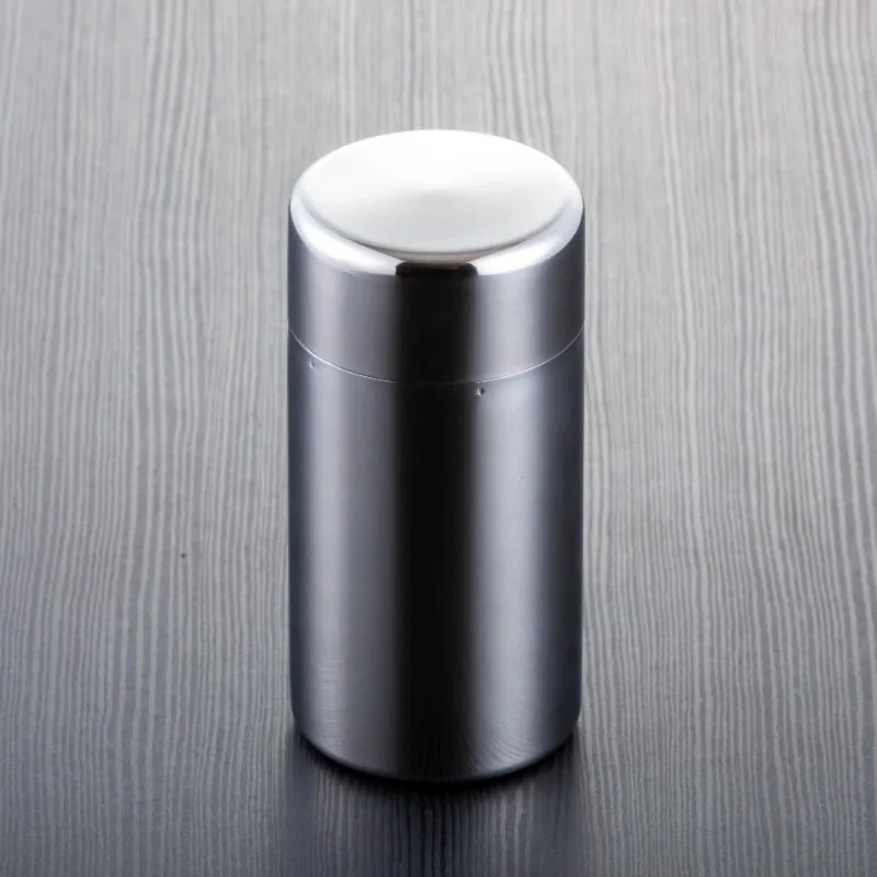 Канистра для чая и кофе из нержавеющей стали 304 — герметичный контейнер с двойной крышкой, портативное хранилище для путешествий и дома для сухих продуктов (420/620 мл)