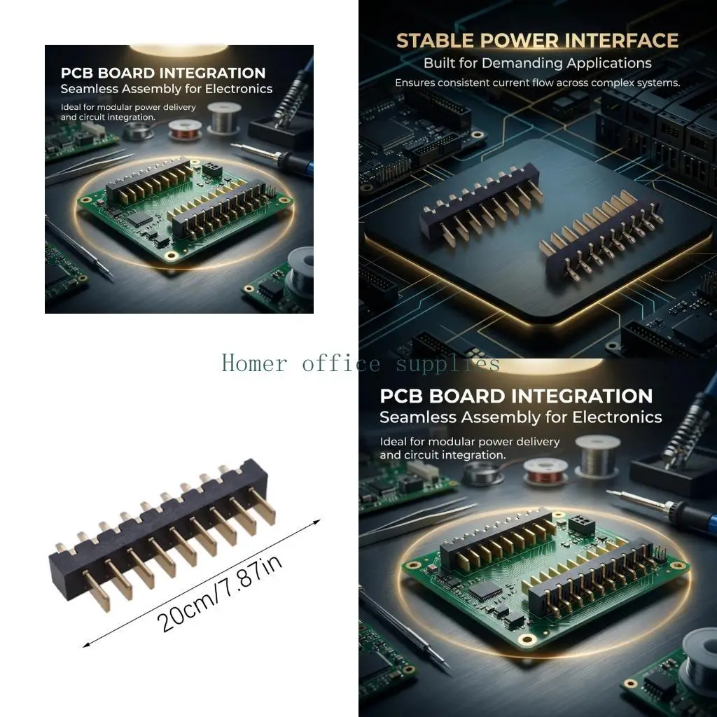 K43B Solder-Mount Power Connectors 2.5PH for Electronic Circuit Integration