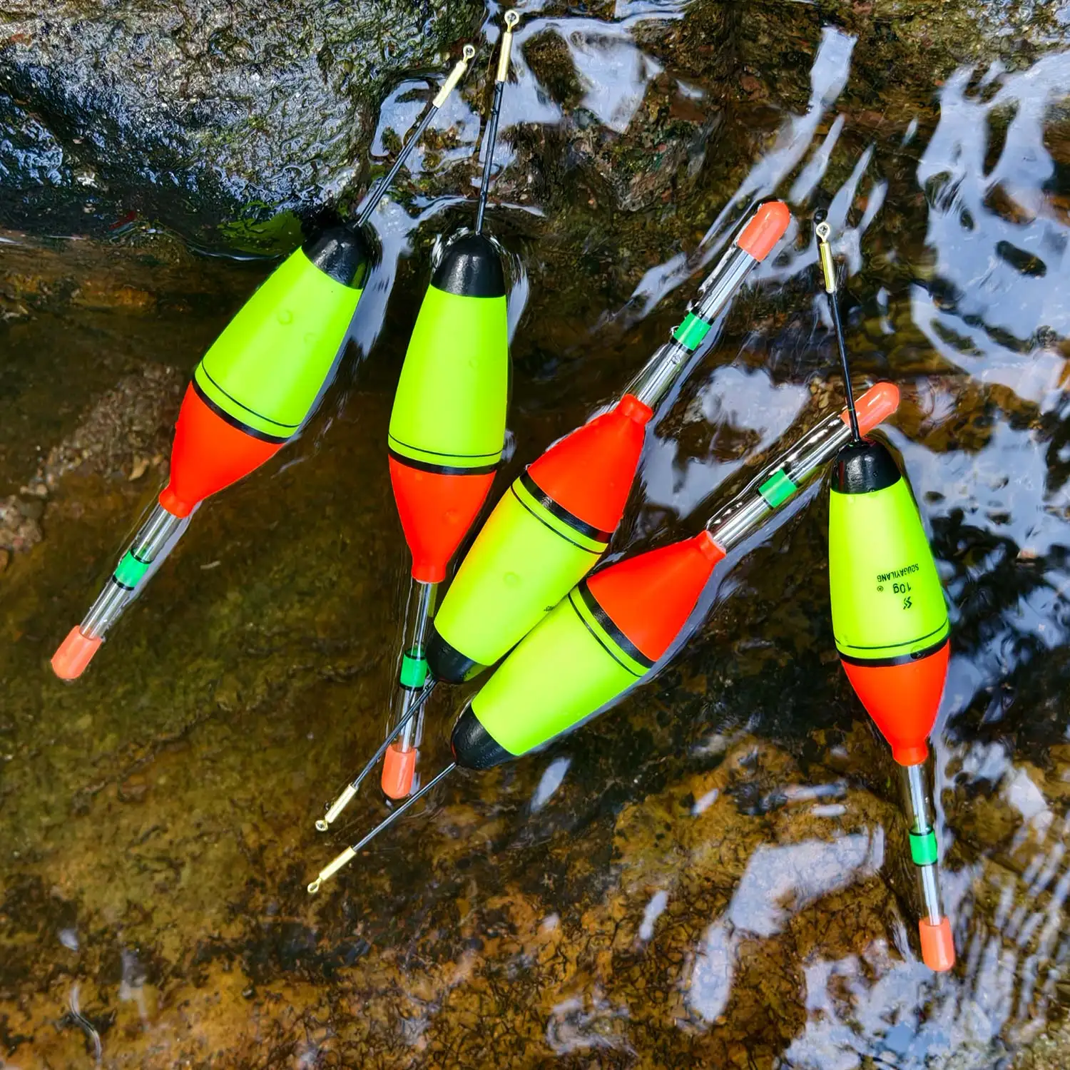 Sougayilang Flotador EVA con caña fluorescente – Alta sensibilidad - imagen 3