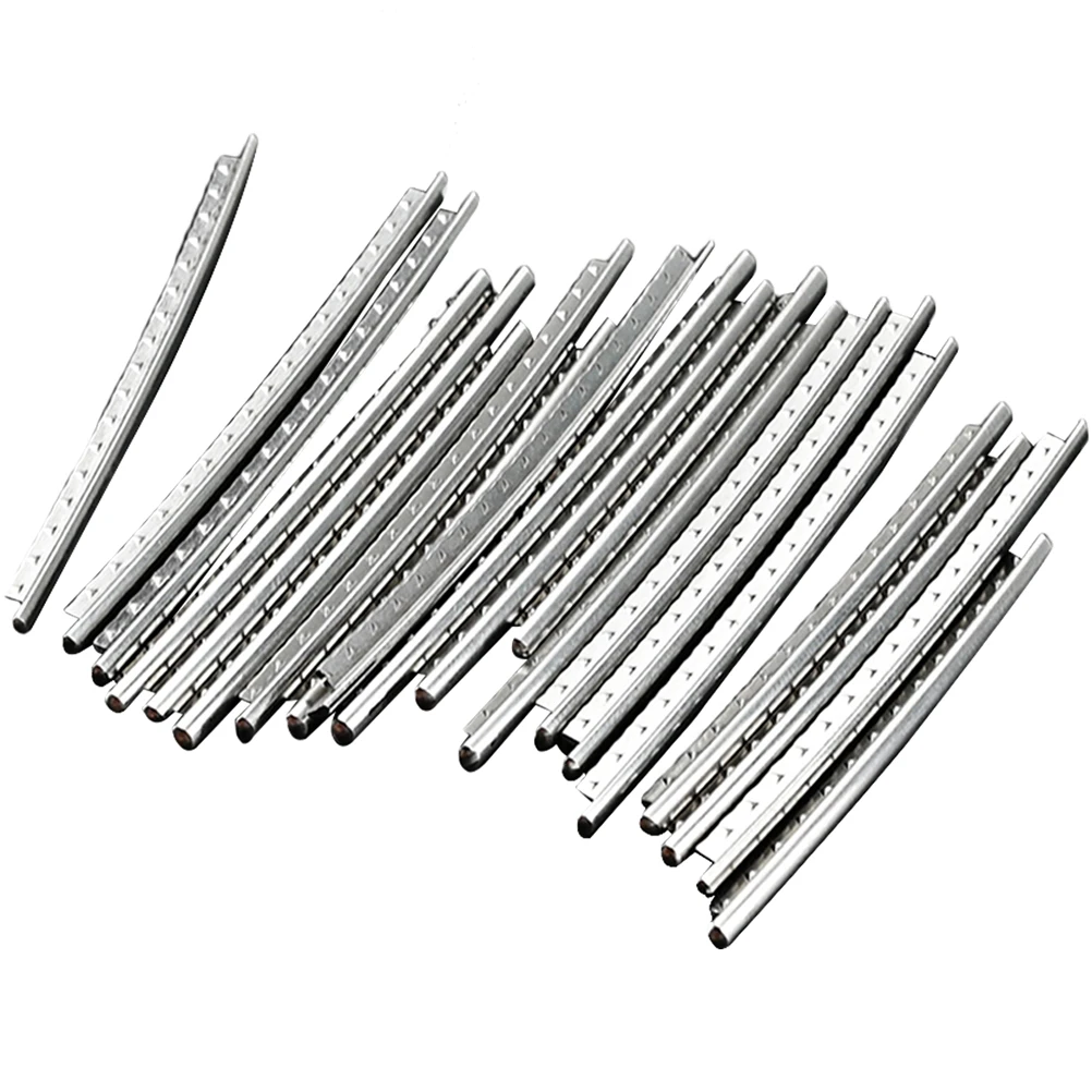 

20 Pcs Guitar Fret Wires Stainless Steel 2.2mm Width 380mm Radius Round for Electric Bass Classical Replacement Accessories
