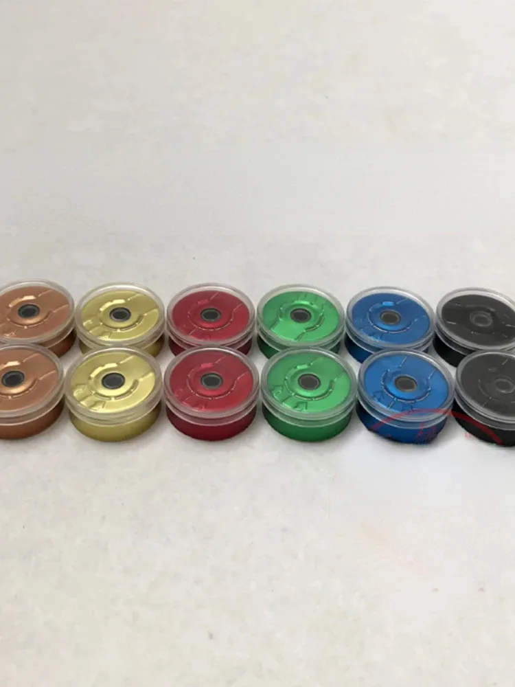 20MM Tear Aluminum Plastic Lid Bottle Sealing Cap Sample Magenta Yellow Green Blue Purple Black White Transparent Gold 100PCS