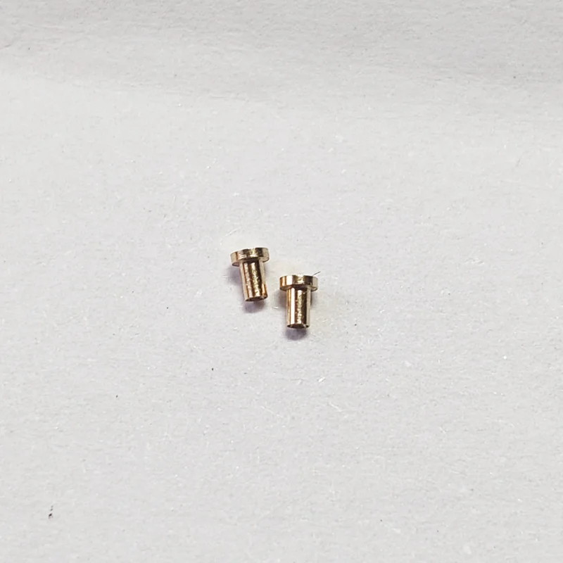 

0.6mm hole diameter brass flange micro hollow cup motor shaft sleeve brass nails