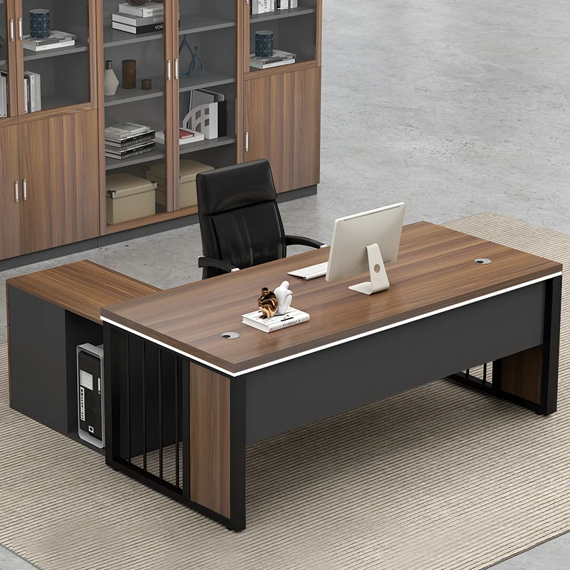 Meuble en forme de L pour salle informatique, table Mesa Escritorio, atelier de lecture, bureau, maison de jeu, poste de travail d'écriture, offre moderne