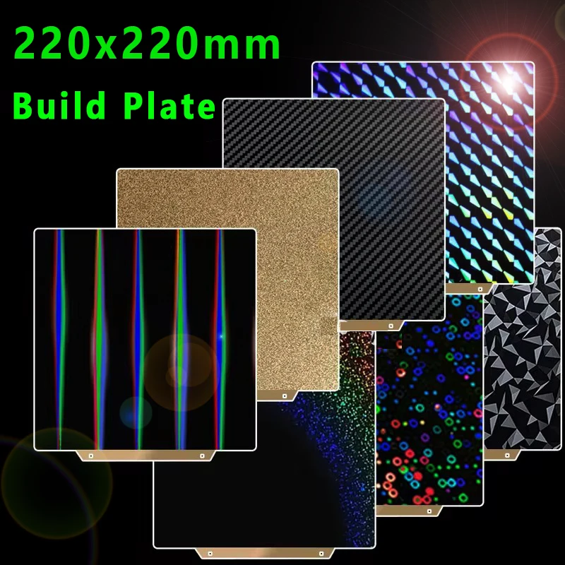 220x220 Встроенная пластина pei plate Магнитное основание для MK2/2A, Anet A8 A6 Reprap Mendel Wanhao Дубликатор i3 Monoprice Maker Ender 3