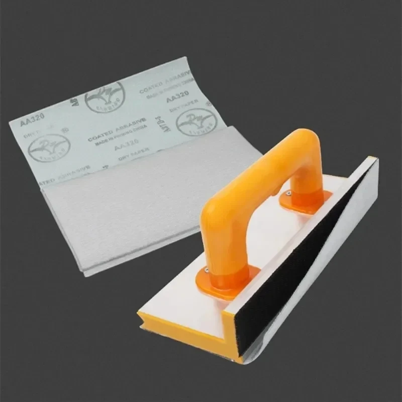 90 Degree Inside Corner Sandpaper Holder Sanding Block Grinding Holder Self Adhensive Drywall Wood Abrasive Hand Sanding Pad