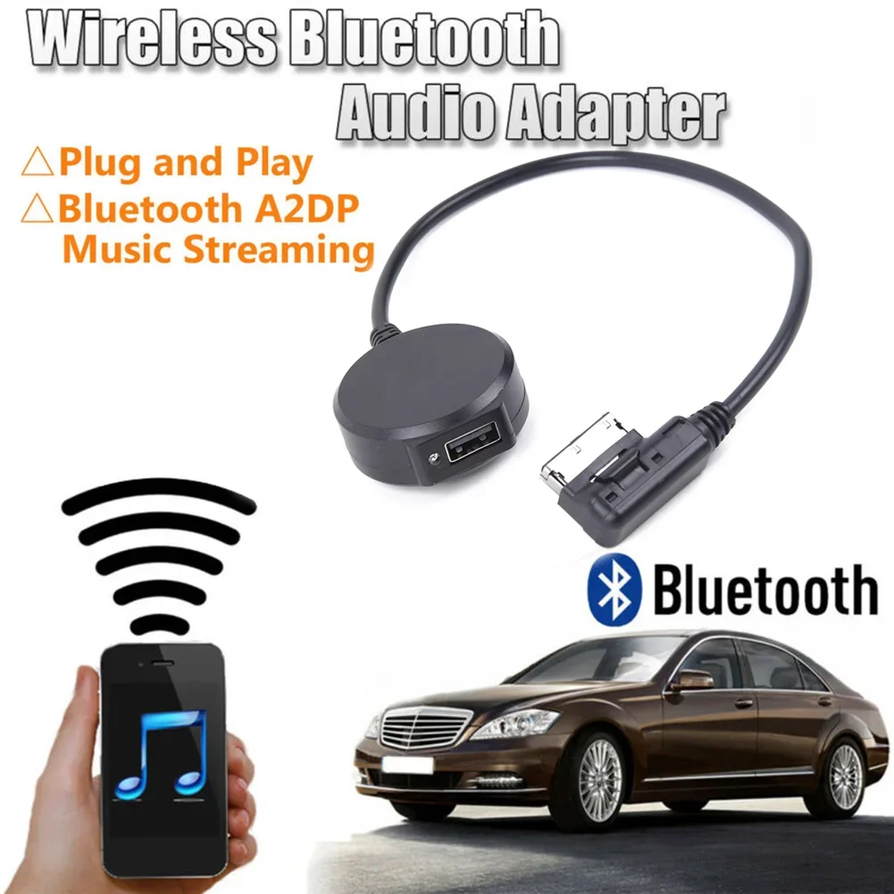 

Интерфейс беспроводной Bluetooth-совместимый адаптер USB музыкальный кабель AUX для Mercedes Benz MMI абсолютно новый и высококачественный