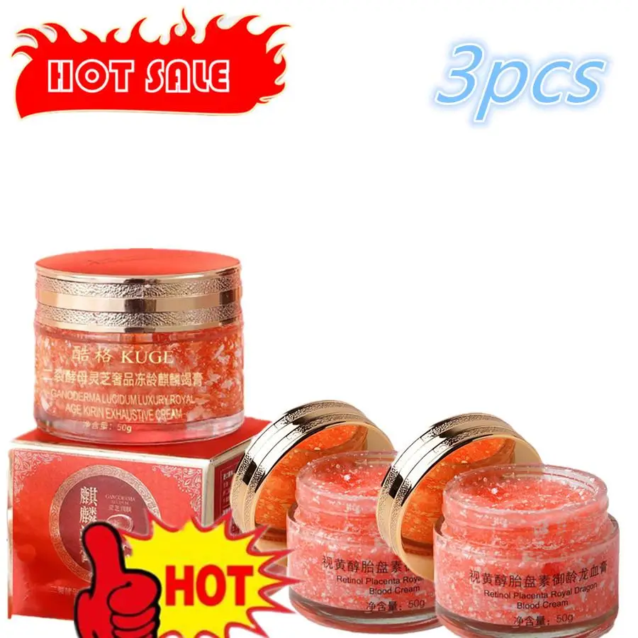 

3PC 50g Dragon Blood Cream Lazy Concealer Moisturizing Face Care Cream Repair Rejuvenation Facial Skin Face Tightening Skin Care