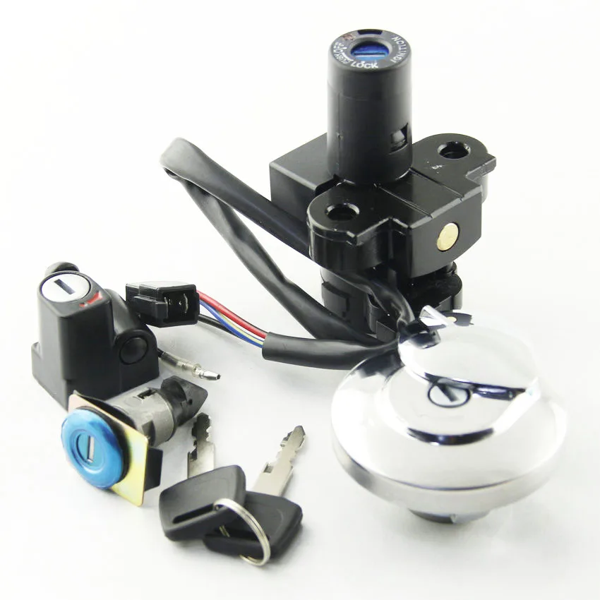 

For Suzuki GSXR600 GSXR750 GSXR1000 OEM:37101-40820 37101-40821 37101-40830 Motorcycle Parts Key Fuel Cap Kit Ignition Switch