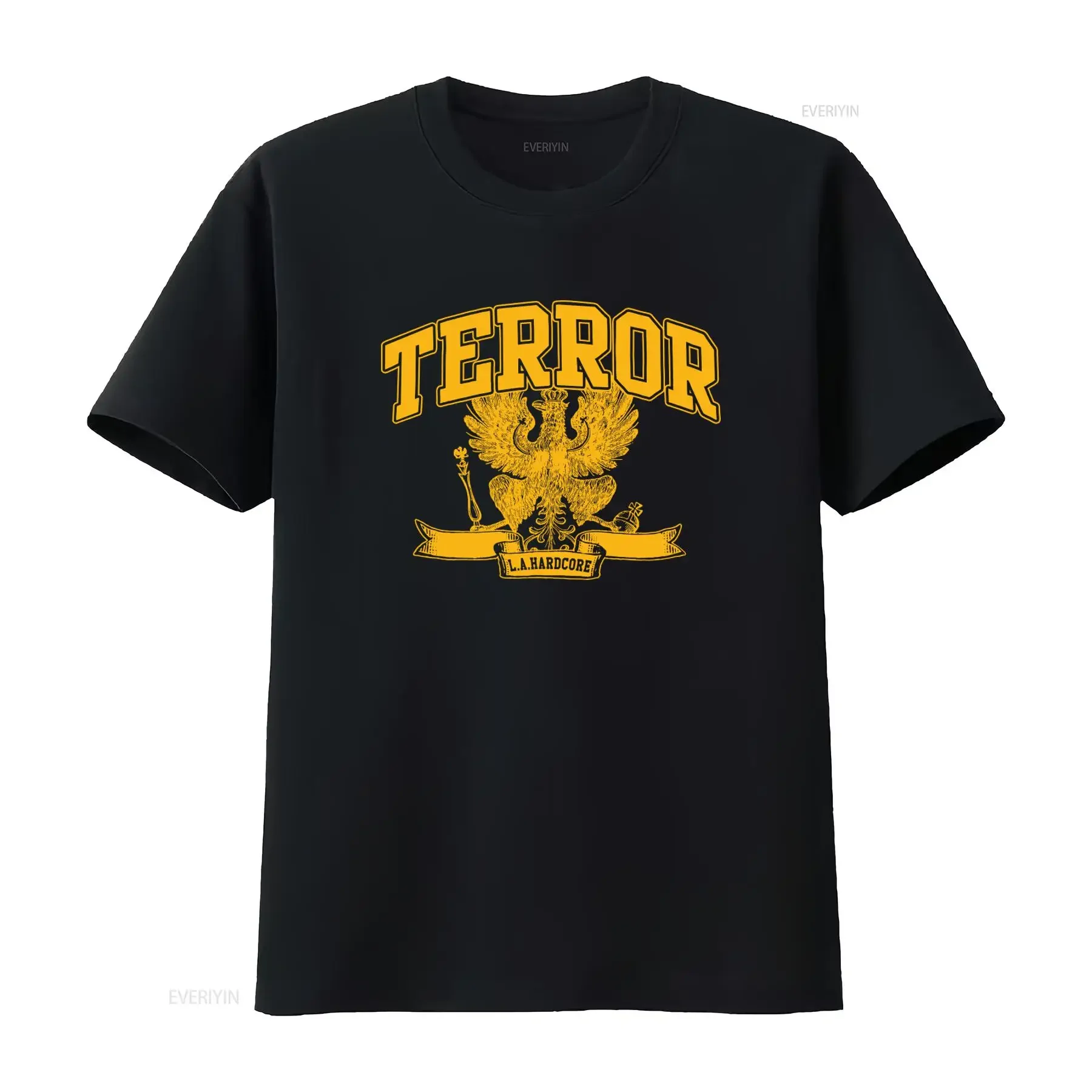 Vintage Terror Hardcore T Shirt with Eagle Print Size Medium vintage Washed Stylish Slightly Stretched Unisex streetwear