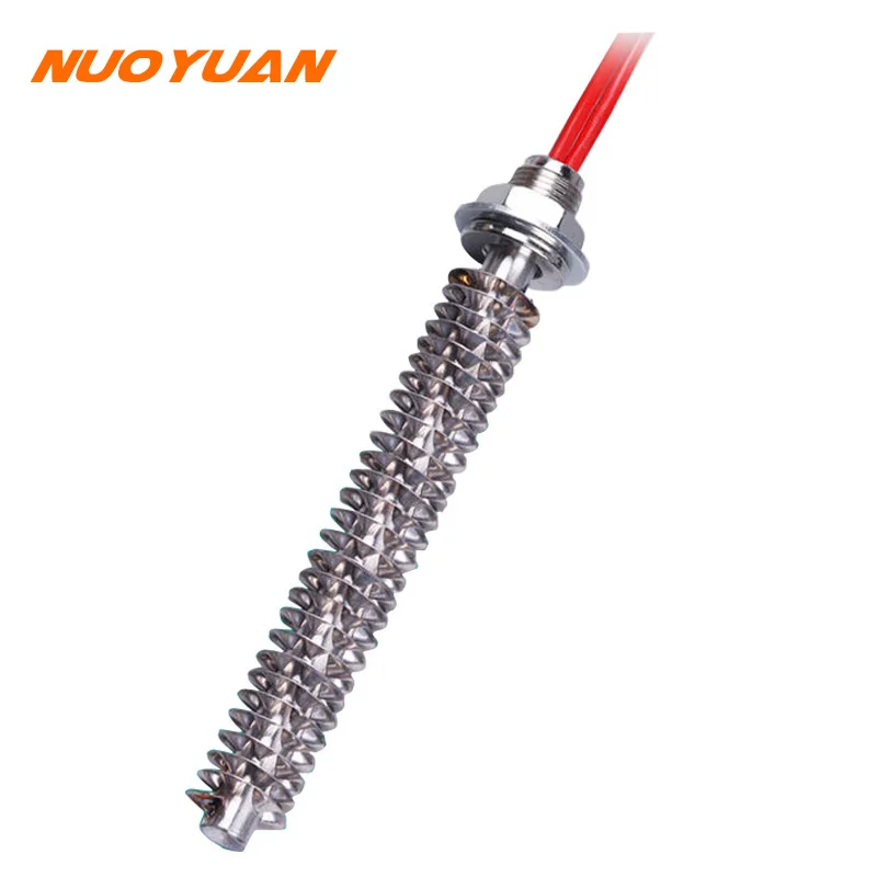 220v 250W Electric Fin Heating Element Industrial Tubular Rod Cartridge Heater Finned Heater for Baking