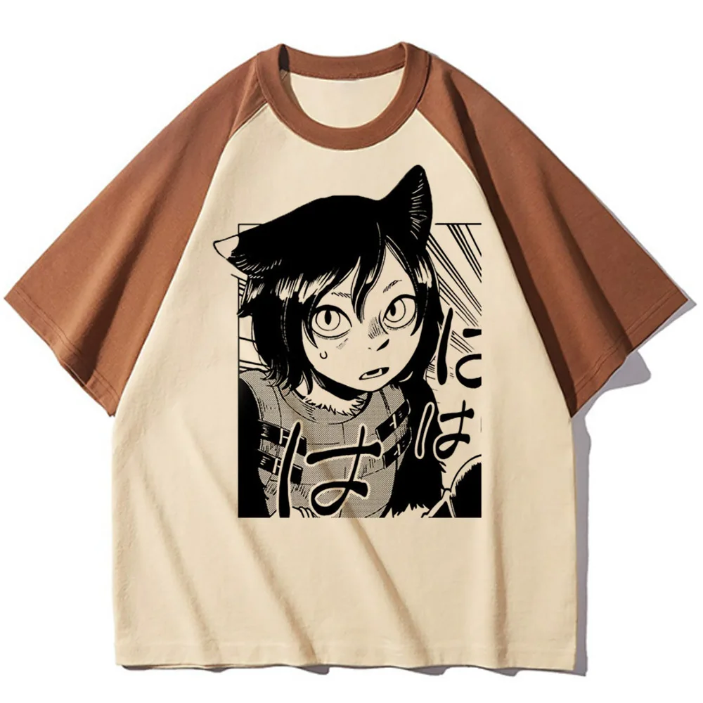 Dungeon Meshi top women breathable trendy graphic t shirt girl manga clothing