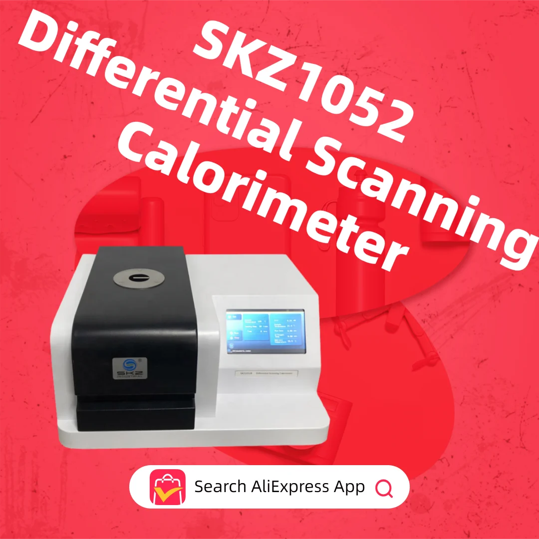 SKZ1052 Brand-new Metal Furnace Body Structure RT550C Temperature Range 7 Inch Display Differential Scanning Calorimeter