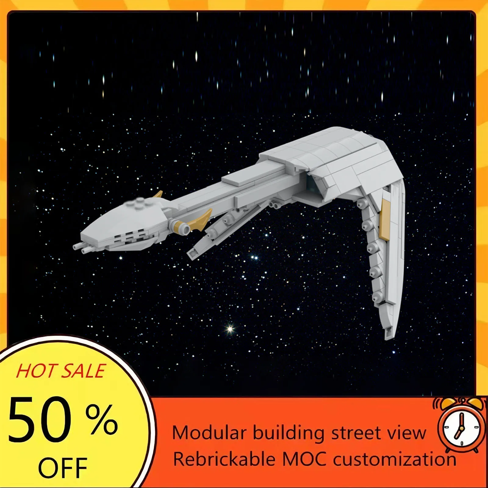 

370PCS Popular Space War Movie Model MOC Building Bricks Spaceship Modular Technology Gifts Holiday Assemble Children Toy Suit