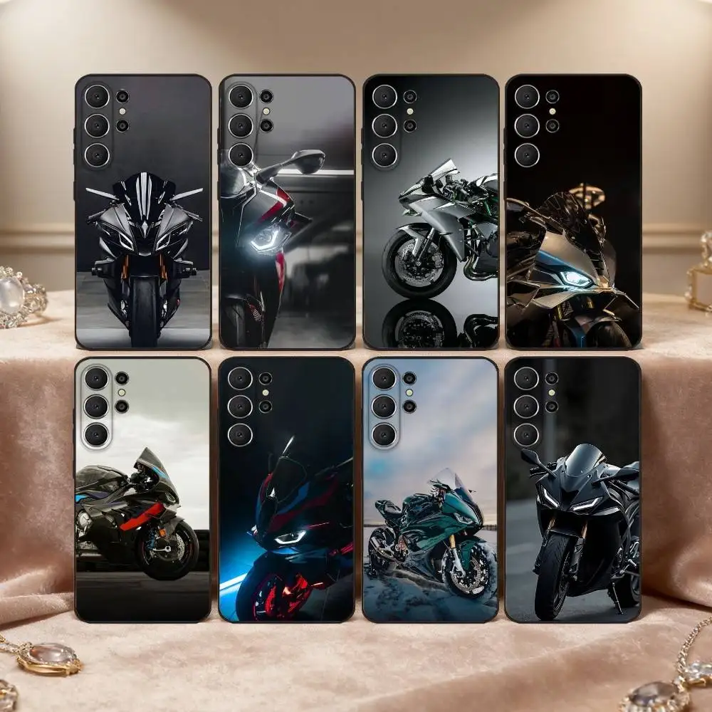 

Cool S-s1000rr motorcycle Phone Case For Samsung S26,S25,24,23,22,30,21,10,9,Ultra,Plus,Lite,FE Soft Black Case